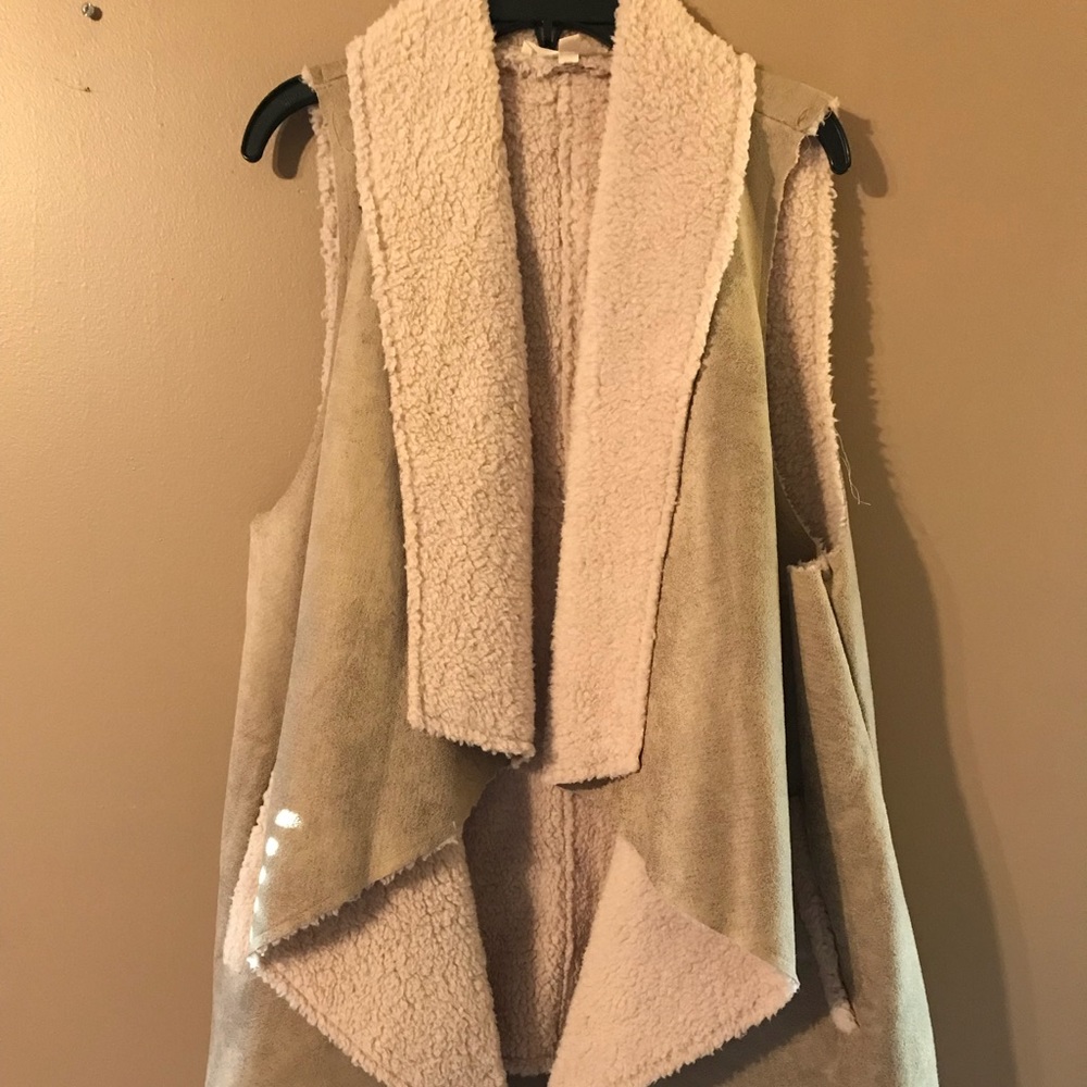 Hem & Thread suede vest